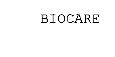 Trademark Logo BIOCARE