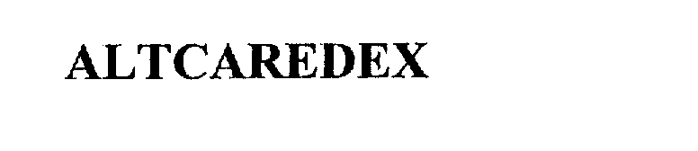 Trademark Logo ALTCAREDEX
