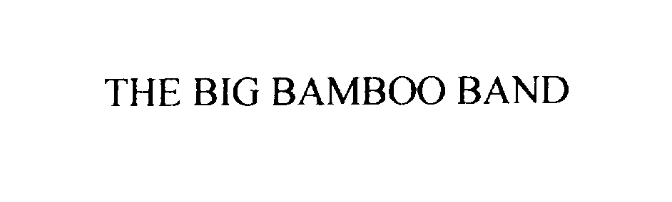  THE BIG BAMBOO BAND