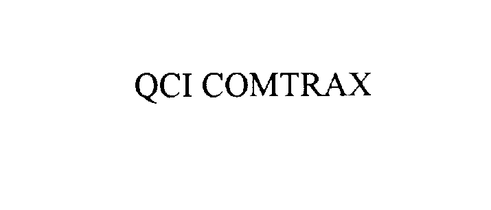 Trademark Logo QCI COMTRAX