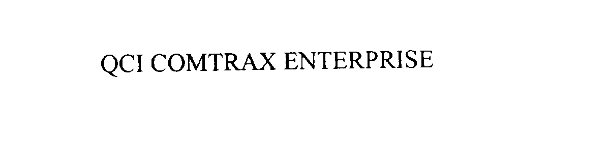Trademark Logo QCI COMTRAX ENTERPRISE
