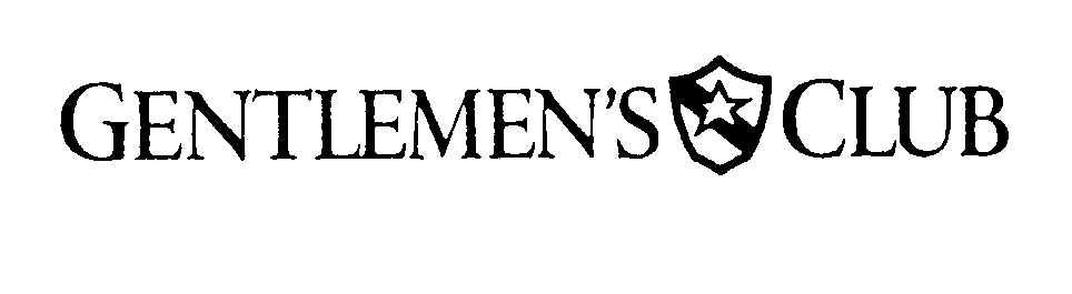 Trademark Logo GENTLEMEN'S CLUB