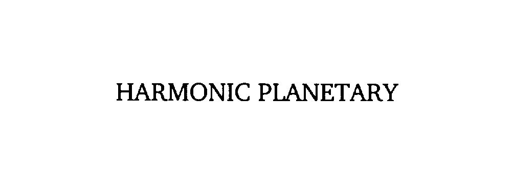  HARMONIC PLANETARY