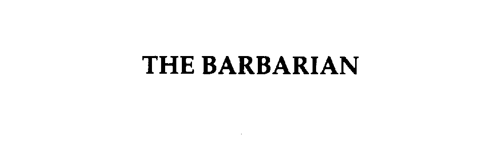 Trademark Logo THE BARBARIAN