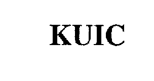 Trademark Logo KUIC
