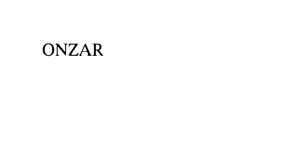 Trademark Logo ONZAR