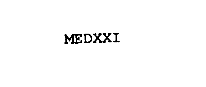 Trademark Logo MEDXXI