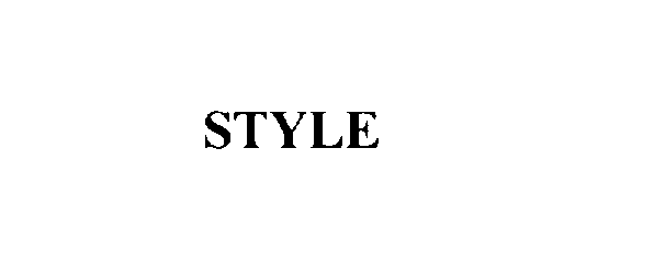 Trademark Logo STYLE