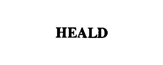 Trademark Logo HEALD