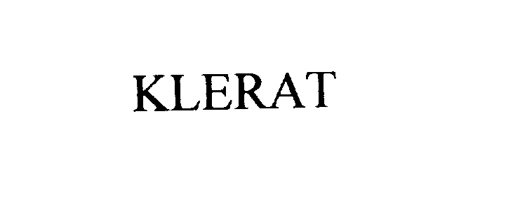 Trademark Logo KLERAT