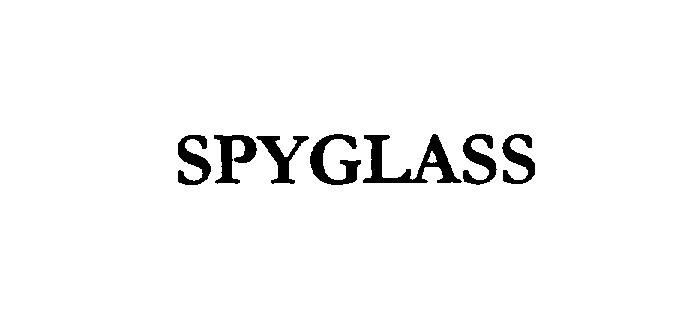 Trademark Logo SPYGLASS