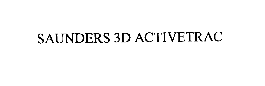  SAUNDERS 3D ACTIVETRAC