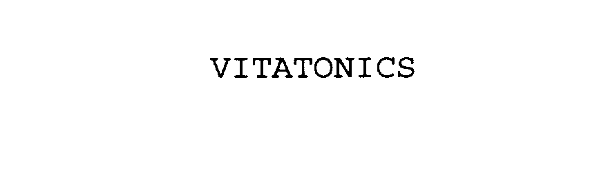 Trademark Logo VITATONICS