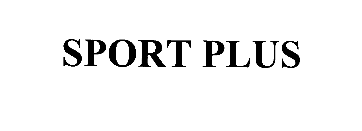 Trademark Logo SPORT PLUS