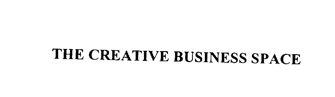 Trademark Logo THE CREATIVE BUSINESS SPACE