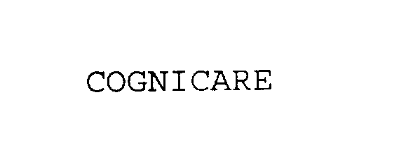 Trademark Logo COGNICARE