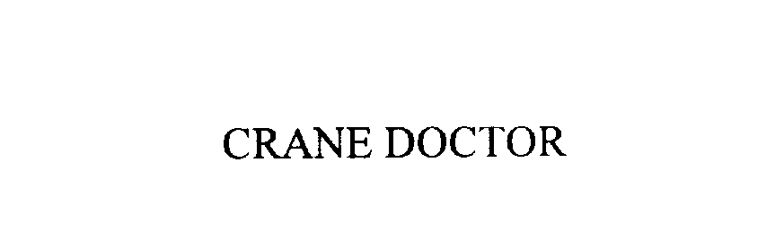 CRANE DOCTOR