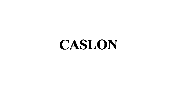 CASLON