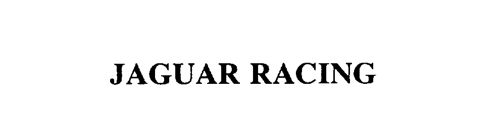  JAGUAR RACING