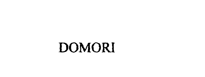 Trademark Logo DOMORI
