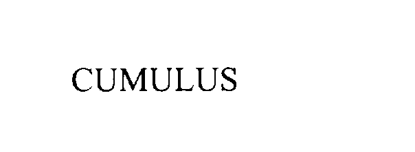 Trademark Logo CUMULUS