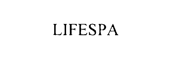 Trademark Logo LIFESPA