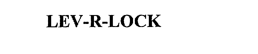 Trademark Logo LEV-R-LOCK