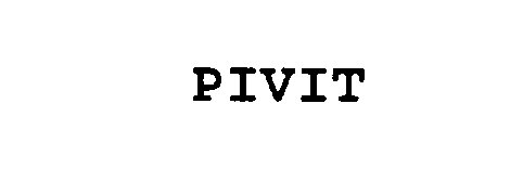 Trademark Logo PIVIT