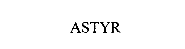 Trademark Logo ASTYR