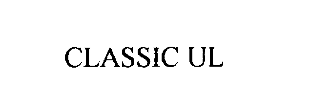 Trademark Logo CLASSIC UL
