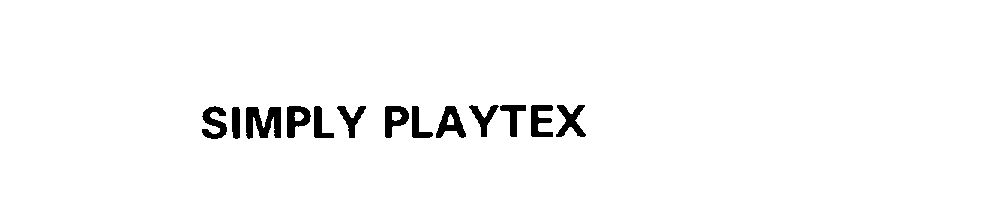  SIMPLY PLAYTEX