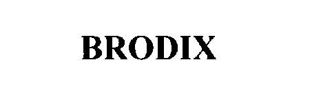 Trademark Logo BRODIX