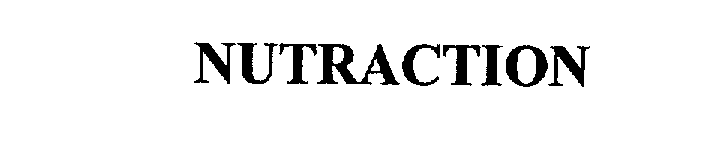 Trademark Logo NUTRACTION