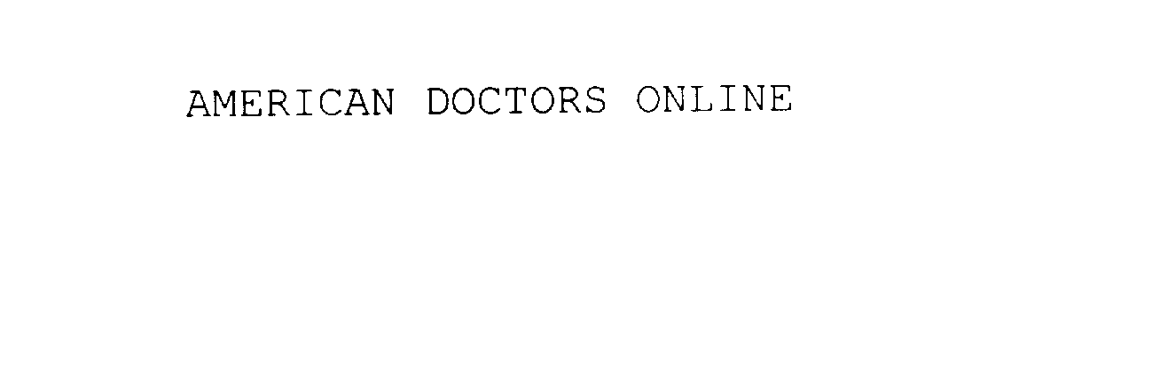  AMERICAN DOCTORS ONLINE