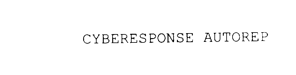 Trademark Logo CYBERESPONSE AUTOREP