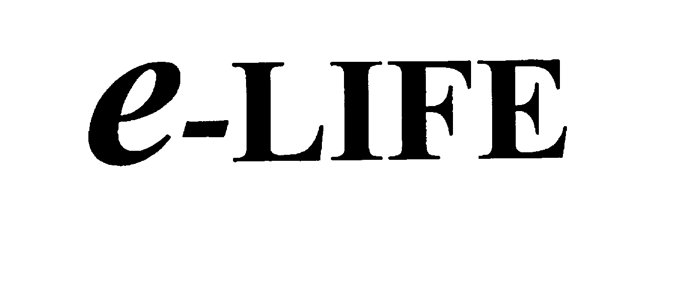 Trademark Logo E-LIFE