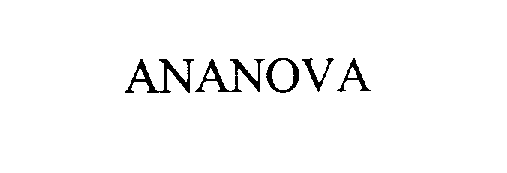 Trademark Logo ANANOVA