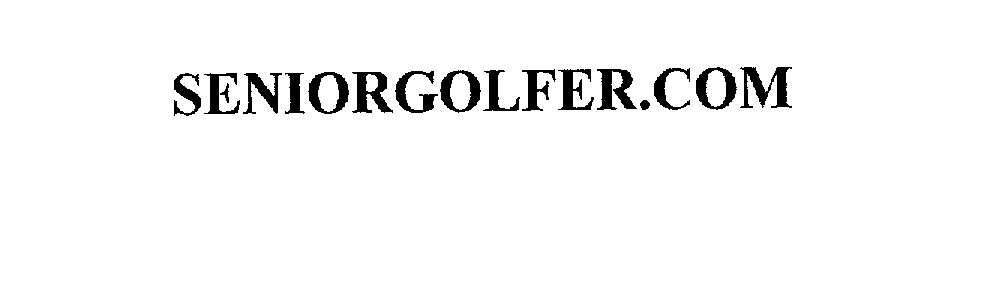  SENIORGOLFER.COM