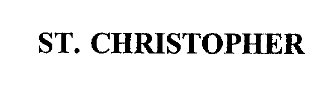 Trademark Logo ST. CHRISTOPHER