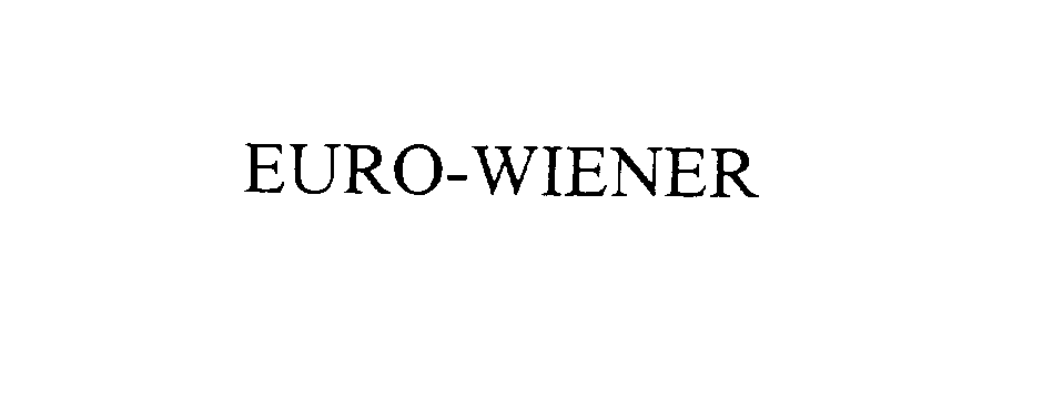 Trademark Logo EURO-WIENER