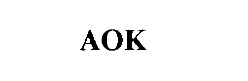 Trademark Logo AOK