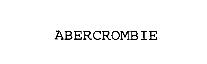 Trademark Logo ABERCROMBIE