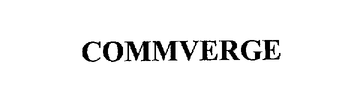 Trademark Logo COMMVERGE