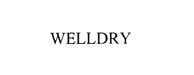 Trademark Logo WELLDRY