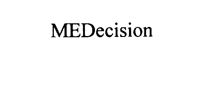  MEDECISION