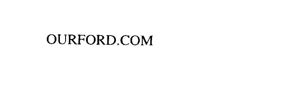 Trademark Logo OURFORD.COM