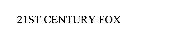 Trademark Logo 21ST CENTURY FOX