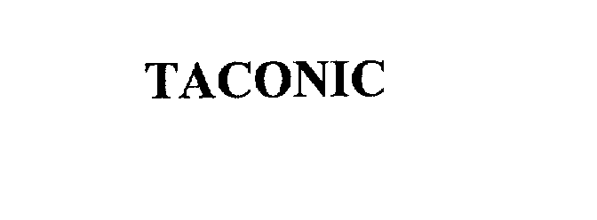 Trademark Logo TACONIC