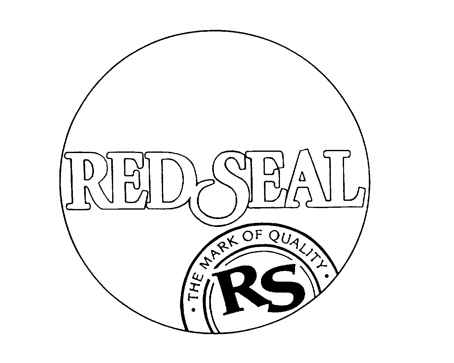 Trademark Logo RS RED SEAL THE MARK OF QUALITY