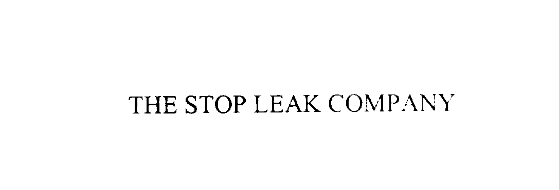  THE STOP LEAK COMPANY
